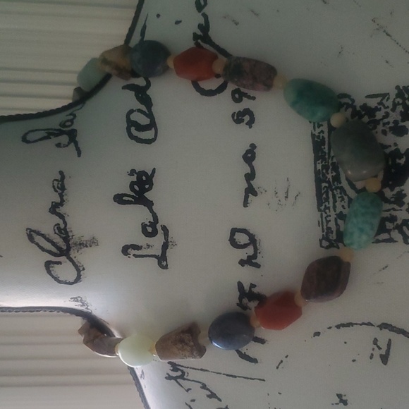 Multi Color Bead Gemstones on SS Hook - Picture 2 of 7